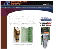 Tablet Screenshot of encuadernacionmonterrey.com